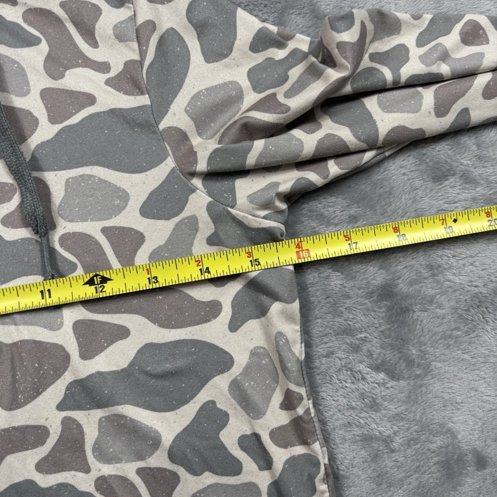 Burlebo Youth Performance Hoodie Small (5/6) White Camo - Picture 2 of 7